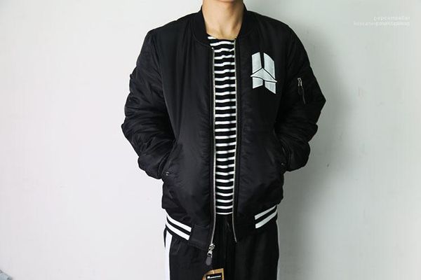 

bomber flight jackets men winter designer hombres male coats reversible bomber baseball jackets ma1, Black;brown