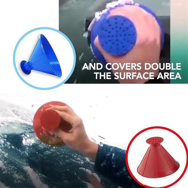 

round windshield ice scrapers magic cone-shaped car windshield ice scrapers car snow removal shovel tool