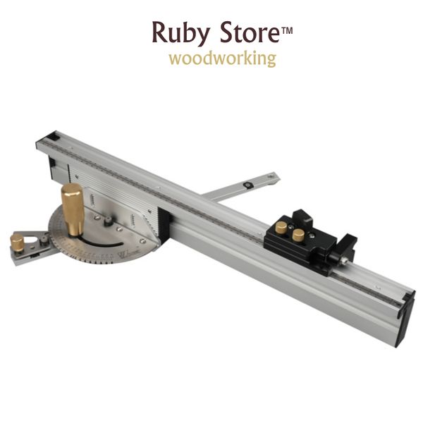 

miter gauge + aluminium fence 450mm + flip s brass/aluminum handle for you to choose