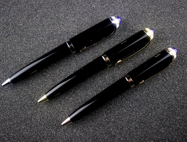 

vintage metal roller pen men women handmade stationery products school office supplies silver vintage blue stone ballpoint pens, Blue;orange