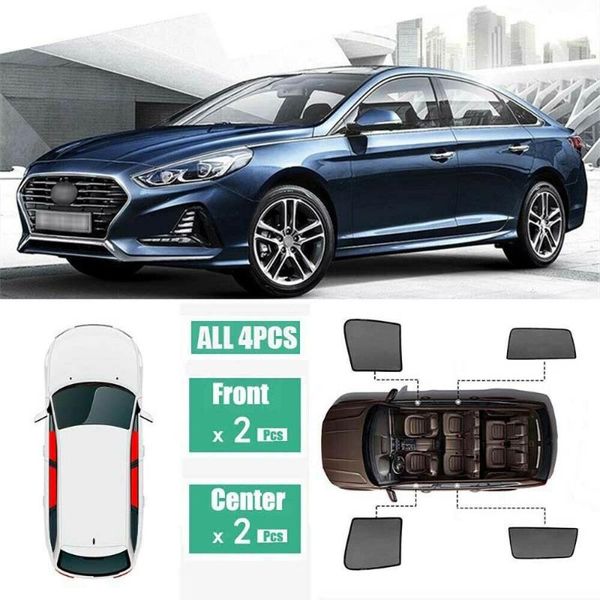 

for sonata 2020-2020 4pcs windows sunshade ray protector mesh block privacy visor