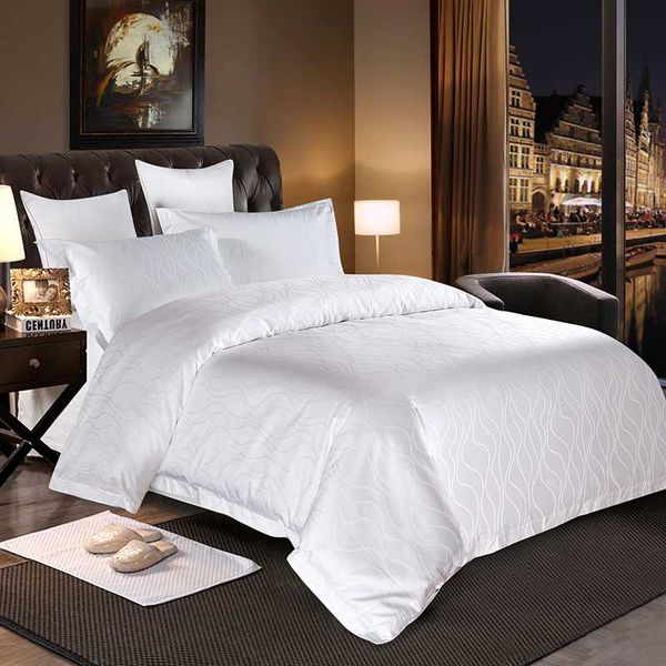 

bedding sets 100% cotton el set/great quality price jacquard bed linen
