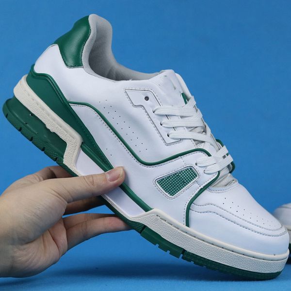 

trainer sneaker low white green 1a54hs white green womens trainers running shoes for men basketball sneakers schuhe schoenen size 40-46, White;red
