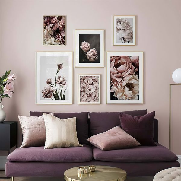 

blooming flowers poster minimalist rose wall art pictures posters and prints canvas painting room decore nordic decoration home
