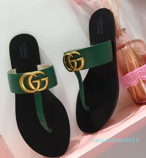 

men women slide sandals designer shoes luxury slide summer fashion wide flat slippery with thick sandals slipper flip flops size35~45c1 c13, Black