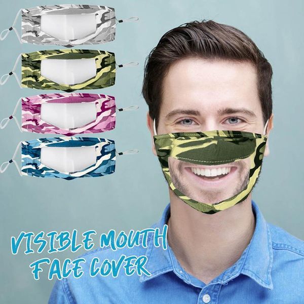 

mask protection washable reusable window mask and mouth lips face deaf and dumb face masks designer cotton visible clear for with xh ttgtzw
