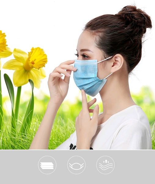 

(manufacturer wholesale as low as 0.18 / piece) disposable mask light and breathable 4D three-dimensional three-layer protective filter adul