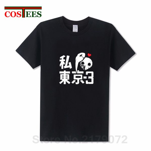 

japan style i love tokyo 3 evangelion t shirt women men letter graphic printing t-shirt black white tees hombre camisetas