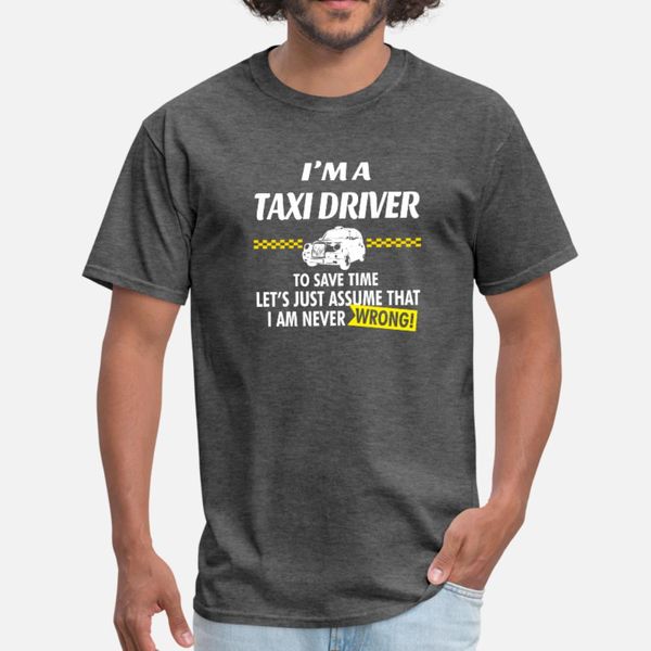 

taxi driver t shirt men print 100% cotton s-xxxl standard sunlight casual summer natural shirt