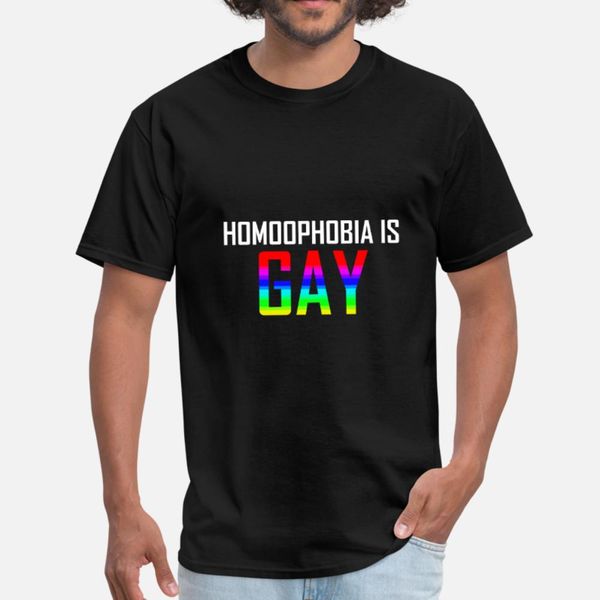 

homophobia gay lgbt gif t shirt men print tee shirt plus size 3xl normal loose comfortable summer natural shirt