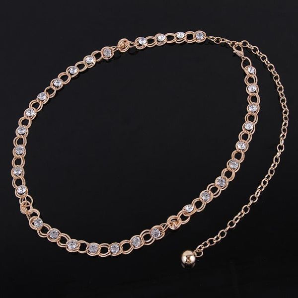 

12pcs/lot Women's Adjustable Rings Style Waist Belts Rhinestone Crystal Thin Waistbands Wedding Bridal Favors Accessories os874