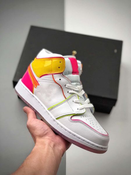 

2020 new arrive white powder candy retro royal sports basketball shoes mid size36-46 men women