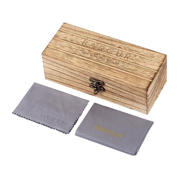 

barcur bamboo sunglasses men retro vintage wood sun glasses women polarized mirror coating lenses eyewear001, White;black