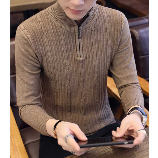 

2020 brand clothing fasdhion men sweater men pullover knitwear new arrival autumn winter fashion turtleneck sweater clothes, White;black