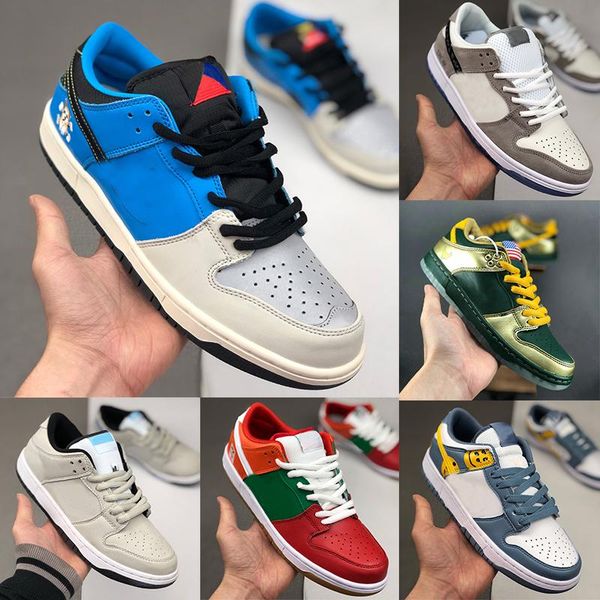 

2020 new instant skateboard dunk sb low pro running shoes 7 eleven men women doernbecher truck it pack mens designer sneakers sport trainers, White;red