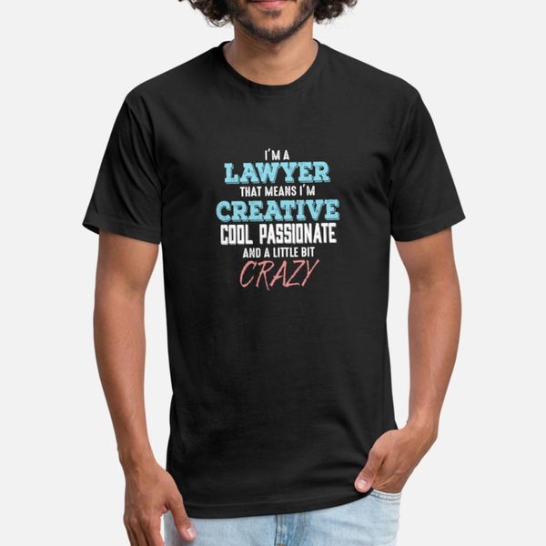 

crazy lawyer t shirt men character cotton o-neck slim cute comical summer family shirt