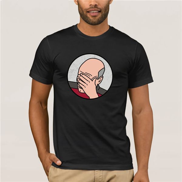 

new summer men's casual print 100% cotton t-shirt fashion 2019 brand men epic facepalm fashion tshirt men