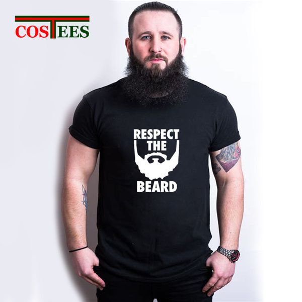 

men's funny respect the beard t-shirt fear the beard harden t shirt men hip hop james tshirt fashion leisure tee camisetas homme