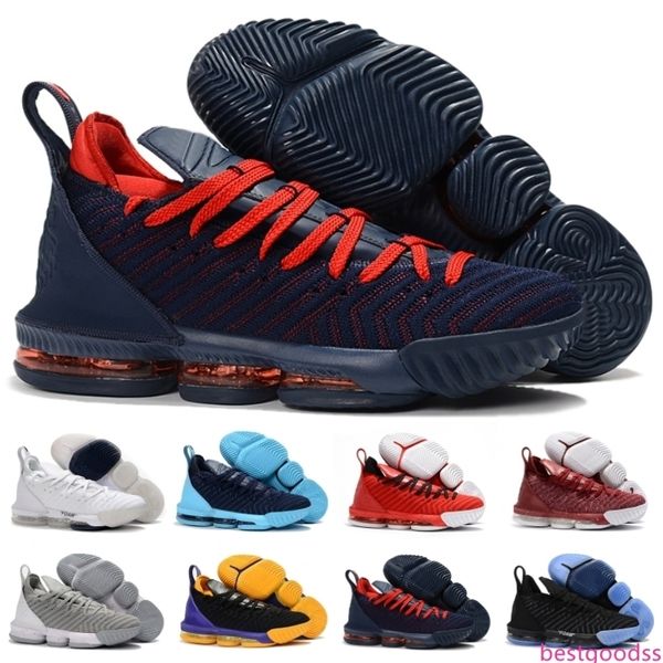 

lb 16 16s basketball shoes for men fresh bred black red designer breathable male shoes outdoor sports sneakers trainers us 7-12