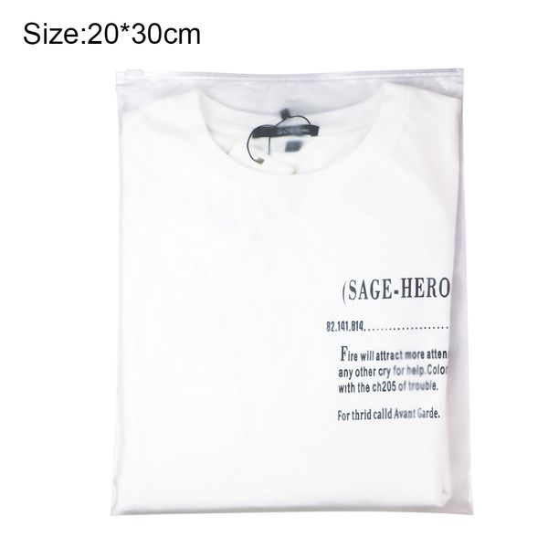 

50pcs ziplock bag clothes storage self sealing frosted accessories clear home