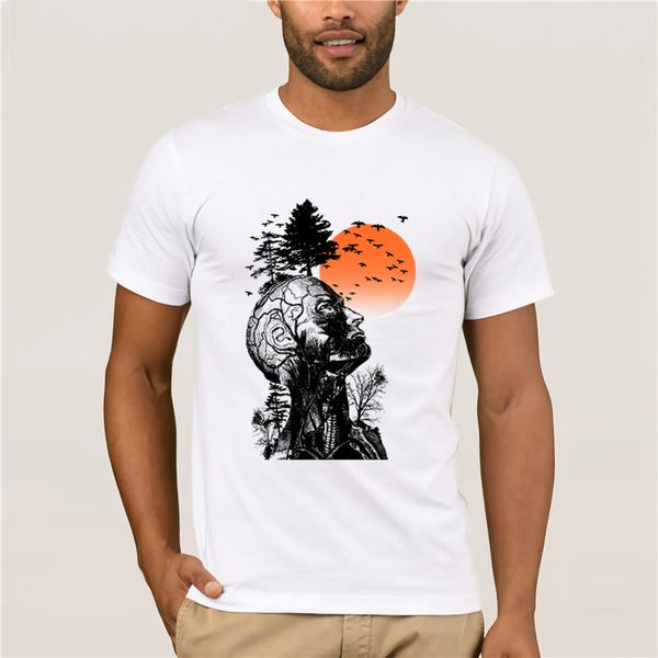 

fashion summer the hangover human tree cotton men's t shirt