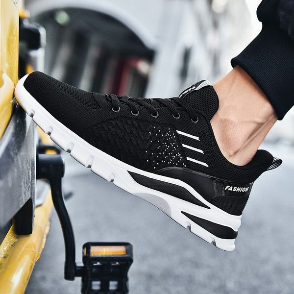 

running shoes for men breathable mesh mens trainers shoes black grey sneakers men plus size athletics sport jogging