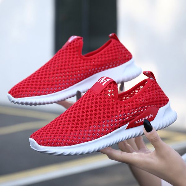 

2020 classic mens running shoes summer couple hollowed out breathable plus size sneakers breathable lightweight sneakers men