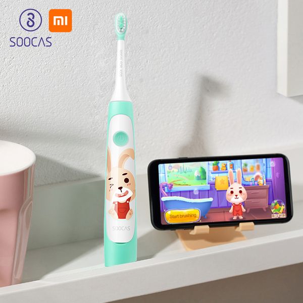 

soocas c1 children electric toothbrush wireless charging sonic brush teeth child kid automatic toothbrush ipx7