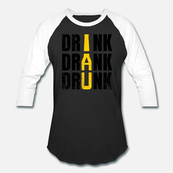 

drink drank drunk t shirt men printing cotton round neck natural cute humor summer letters shirt