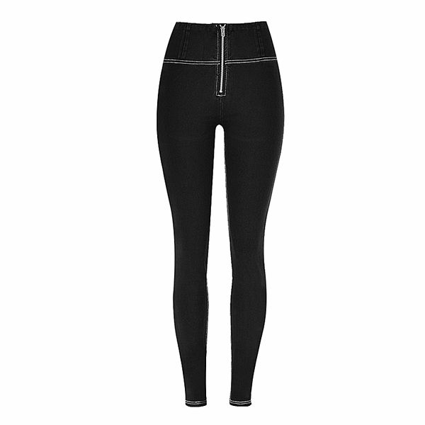 

autumn and winter fashion fitness jeans women 2020 new high waist super elastic casual large size jeans pants woman 2020 k193, Blue