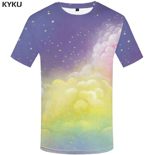 

psychedelic abstract galaxy anime colorful 3d 3d print shirts horror hentai oversized men clothing
