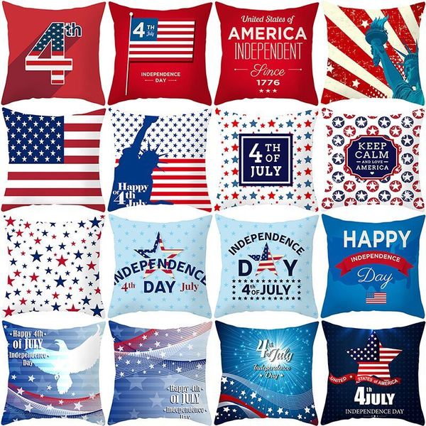 

день независимости throw наволочка commemoratiom день сша наволочки для стула главной диван декоративных наволочек