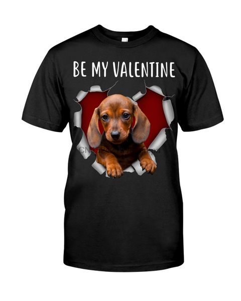 

men t shirt dachshund - be my valentine(11) women tshirts