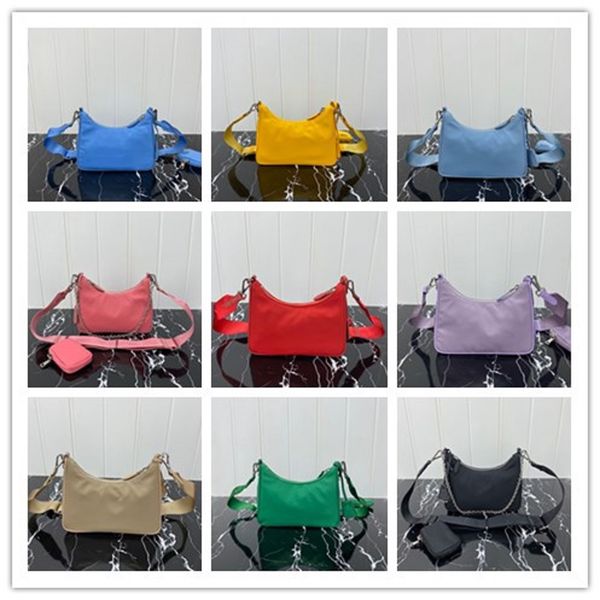 

мода роскошные сумки кошельки 2020 новые марочные стиль нейлон mulit сумка черная сумка crossbody сумка плеча halt moon багет сумка хобо