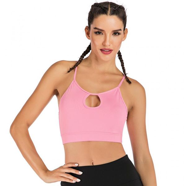 

fitness backless sport bra yoga bra vest activewear back cutout quick dry beauty back sports, White;black