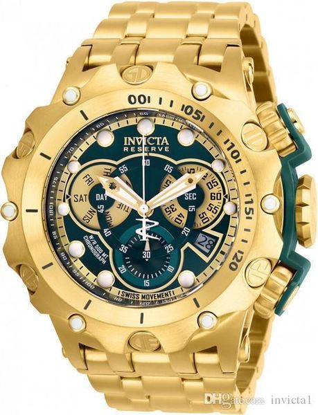 

men's watch royal oak outdoor sports quartz invicta watch dial rotation all hands can be operated ing, Slivery;brown