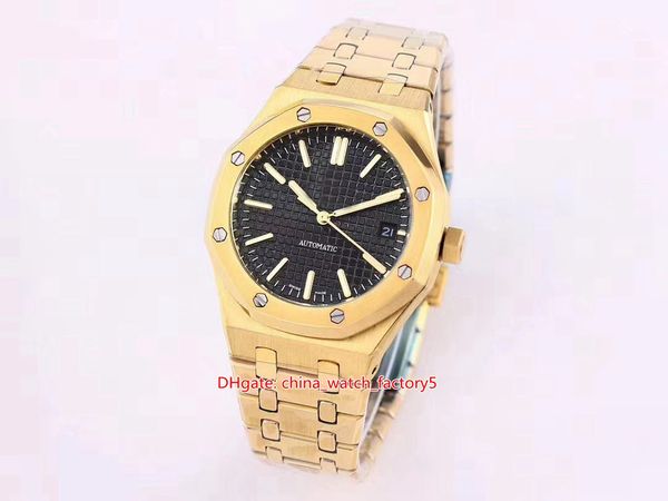 

20 style watches ladies 37mm 15450 calendar sapphire 18k gold asia 2813 movement transparent mechanical automatic watch women's wristwa, Slivery;brown