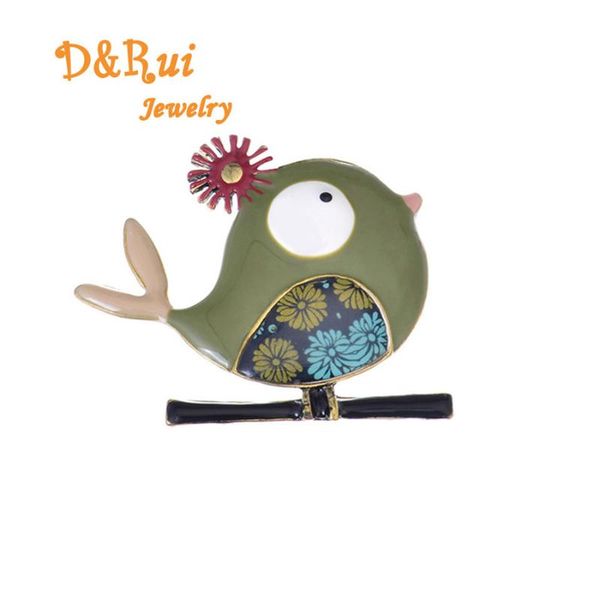 

enamel brooch women pins bird 2020 new fashion jewelry zinc alloy girls brooches dress accessories brooch for gifts sale, Gray