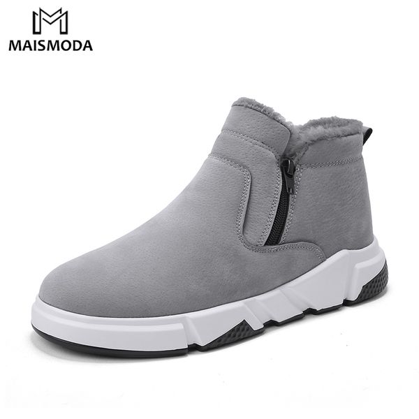 

maismoda winter men's walking shoes slip-on comfortable anti-slip sneakers footwear breathable yl662
