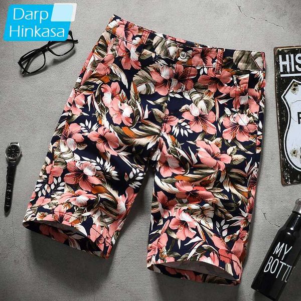 

men's shorts darphinkasa 2021 casual loose men tooling five-point pants breathable fashion printing large size, White;black