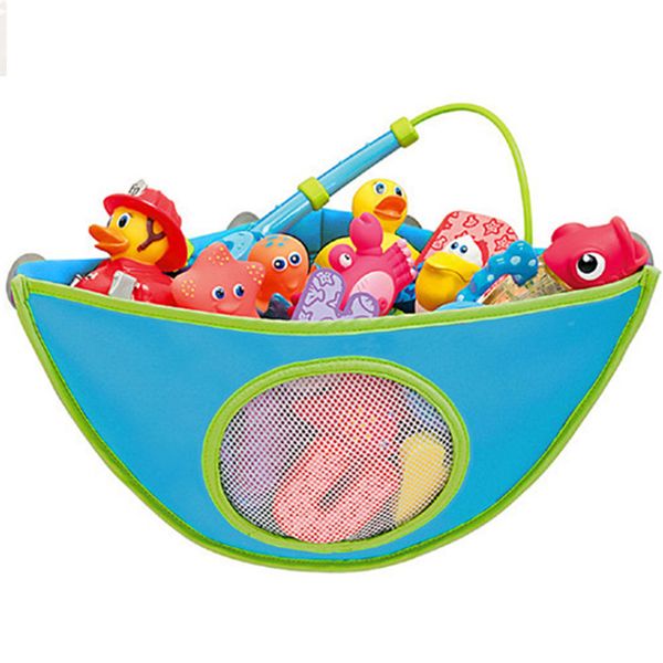 

waterproof baby bathroom bath triangular toy organizer storage toy bag hanging bag