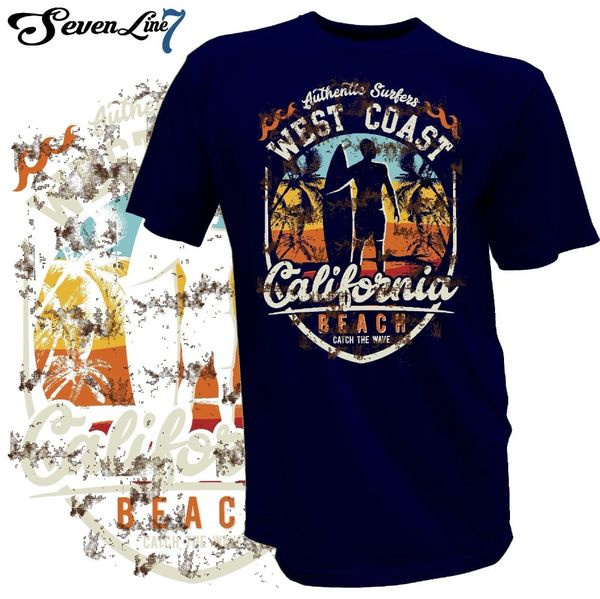 

2020 fashion t-shirt west coast california surfer surfs board surfboard beach urlaub 1414 t shirt