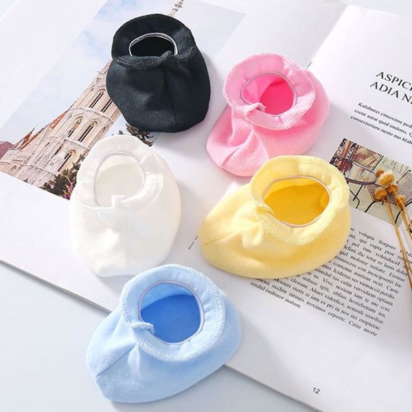 

baby newborn soft cotton saliva towel gloves foot cover set anti scratch mittens feeding burp cloth bib socks, Slivery;white