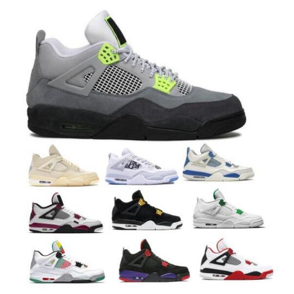 

2020 jumpman 4 4s мужские баскетбольные ботинки sail неон metallic кактус джек хищники цементные royalty противопожарные красный фиолетовый