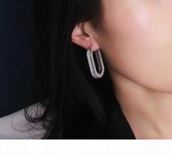 

famous european jewelry plated 18k gold natural irregular shaped pearl pendant earrings women birthday christmas gift ing, Silver