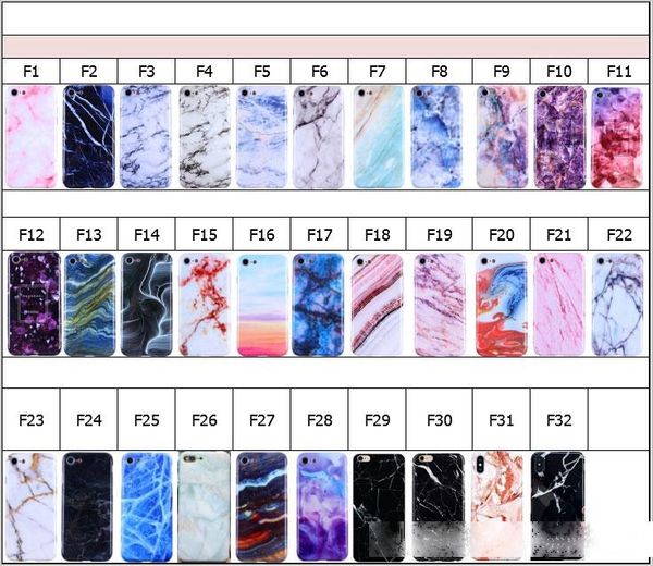 

32 designs marble phone case tpu skin back cover for iphone 11 pro max xs max xr xs x 8 7 6 plus
