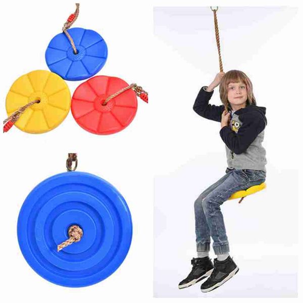 

kids toys outdoor plastic swing disc swing indoor swing disc climbing swings for children garden playground camping gadgets zza2348