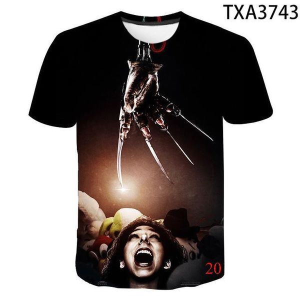 

summer freddy krueger jason and michael myers halloween 3d terror 3d print shirts humor hippie plus size men clothing