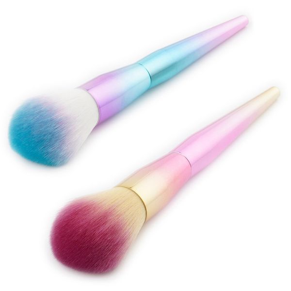 

1pcs pro кисти для макияжа градиент цвет ручки фантазия blush powder foundation blush brush bb крем косметика красота инструменты