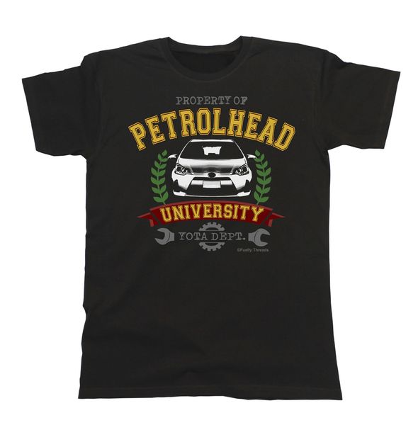 

2019 new fashion cool tee shirt mens car t-shirt property of petrolhead university dept. japanese car fans prius custom t-shirt
